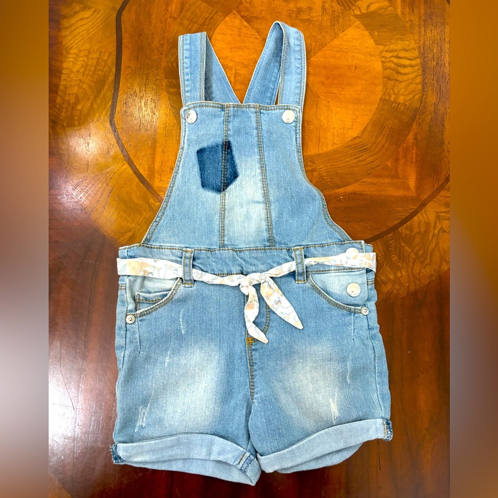 4t 7 for all mankind overall shorts